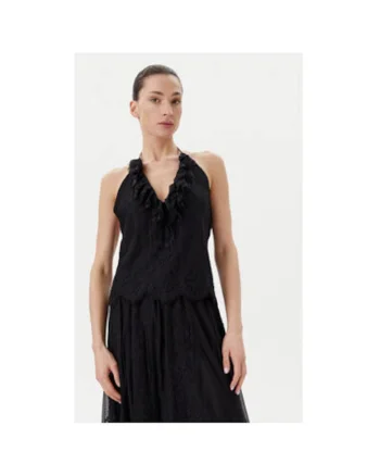 Top dama  5578204, Nylon/Bumbac, 36 EU, Negru