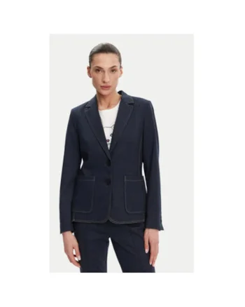 Sacou dama  15001470, Viscoza/Poliester, Bleumarin, Bleumarin