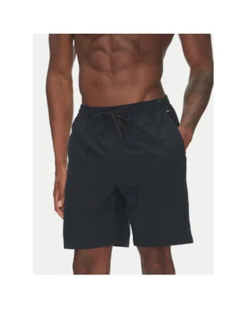 Pantaloni scurti de baie barbati  EQYHY03883, Poliester, Negru, Negru