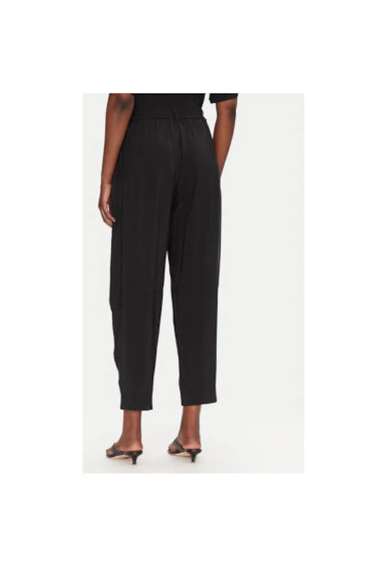 Pantaloni dama  53-5112, Rayon/Poliester, Negru, Negru
