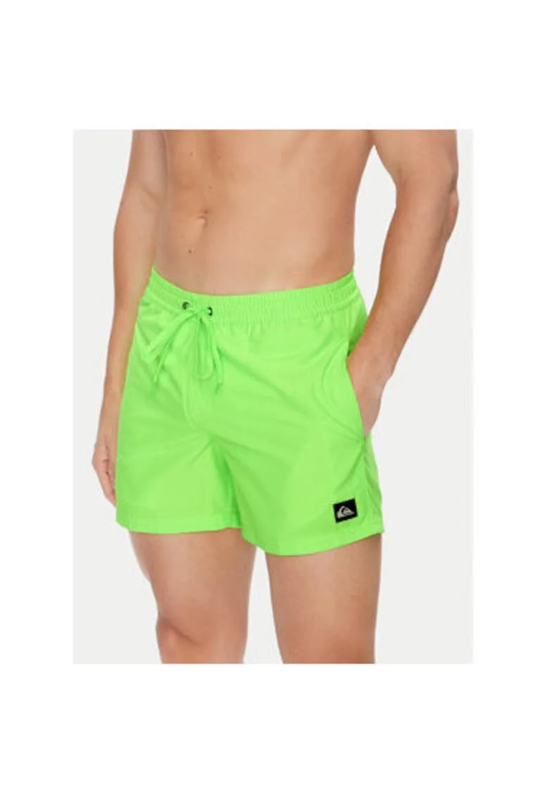 Pantaloni scurti de baie barbati  EQYJV04120, Poliester, Verde, Verde