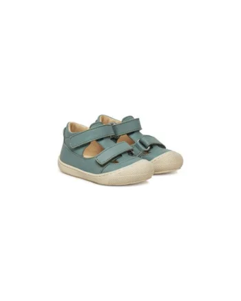 Sandale baieti,  PUFFY, Naturino, Piele naturala, Verde, Verde
