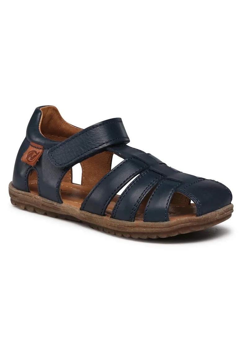 Sandale baieti,  SEE, Naturino, Piele naturala, Bleumarin, Bleumarin