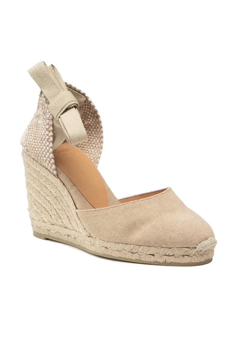 Espadrile dama  21642, Textil, Bej