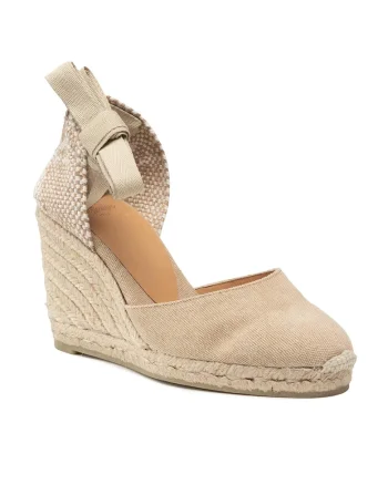 Espadrile dama  21642, Textil, Bej