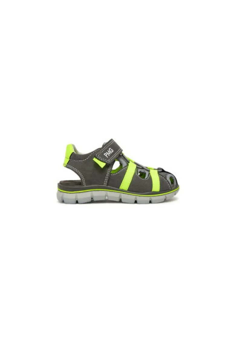 Sandale baieti, 7895422,  Piele naturala, 26 EU, Gri