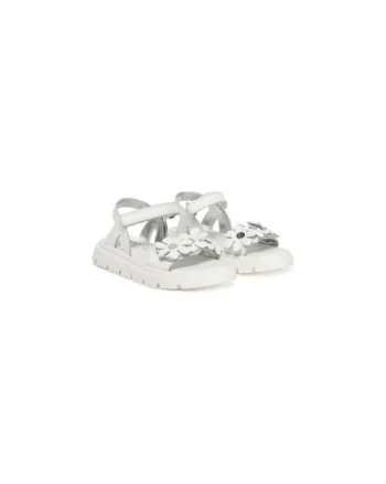 Sandale fete, 7938511,  Piele naturala, 28 EU, Alb