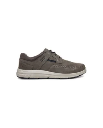 Pantofi barbati  57404, Piele naturala, Gri