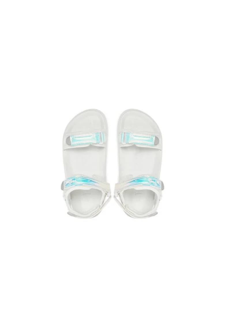 Sandale fete, 7970811,  Piele ecologica, 24 EU, Argintiu