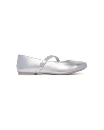 Balerini  7927622, Piele naturala, Argintiu, Argintiu