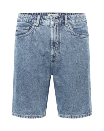 Pantaloni scurti din denim barbati,  301519362, Bumbac, Albastru