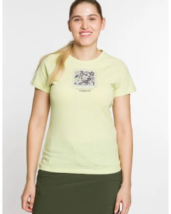 Tricou dama  W COBDEN, galben pal, Galben pal