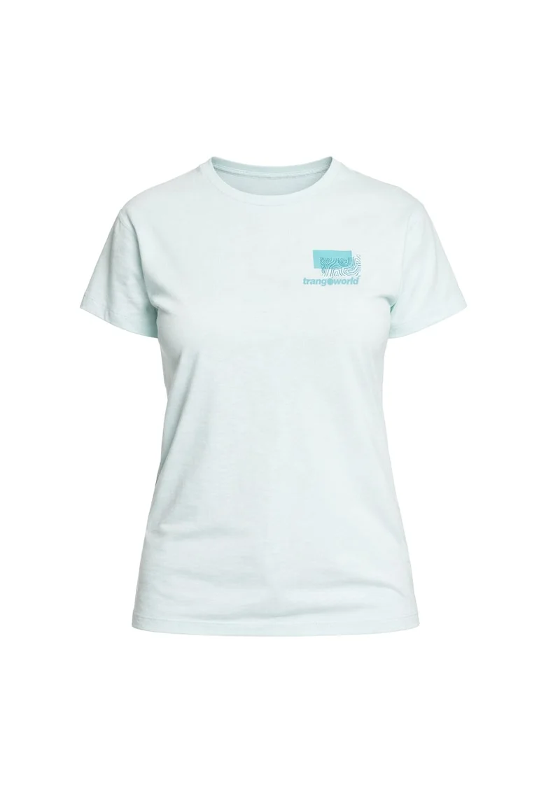 Tricou dama  W WAKOOL, albastru pal, Albastru pal