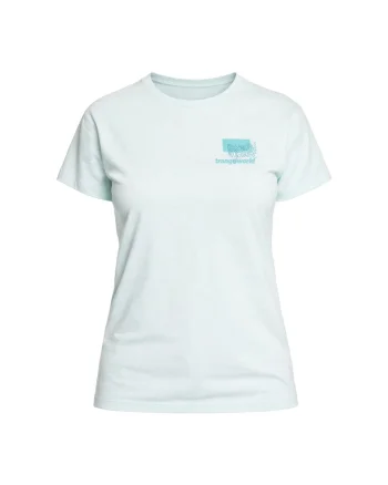 Tricou dama  W WAKOOL, albastru pal, Albastru pal
