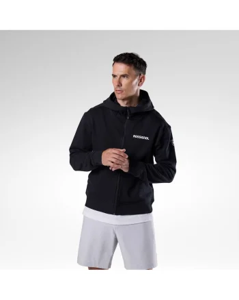 Hanorac barbati  M LOGO FZH, negru, Negru