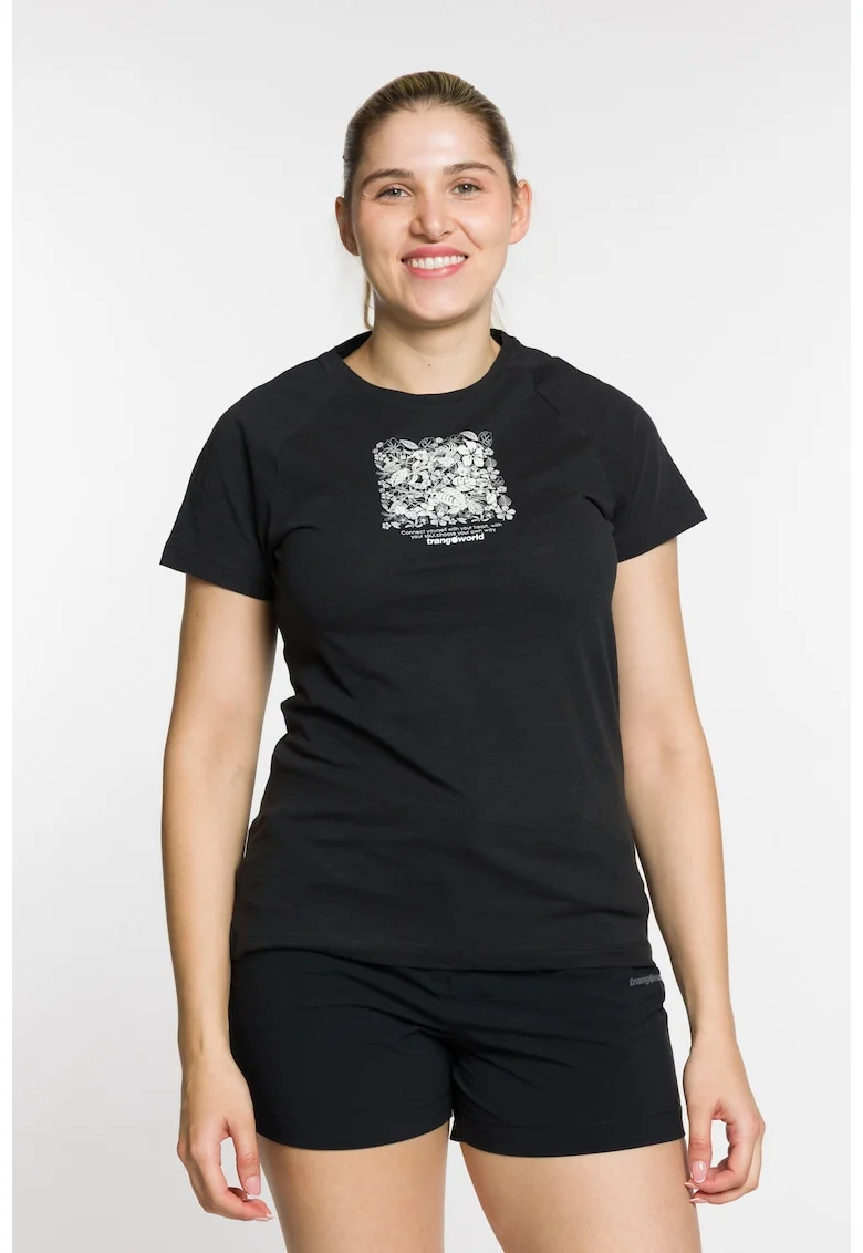 Tricou dama  W COBDEN, negru, Negru