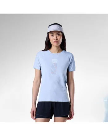 Tricou dama  W SAPA ULTRA TEE, albastru deschis, Albastru deschis