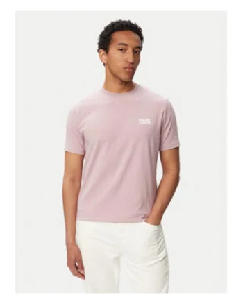 Tricou barbati,  roz, bumbac, regular fit
