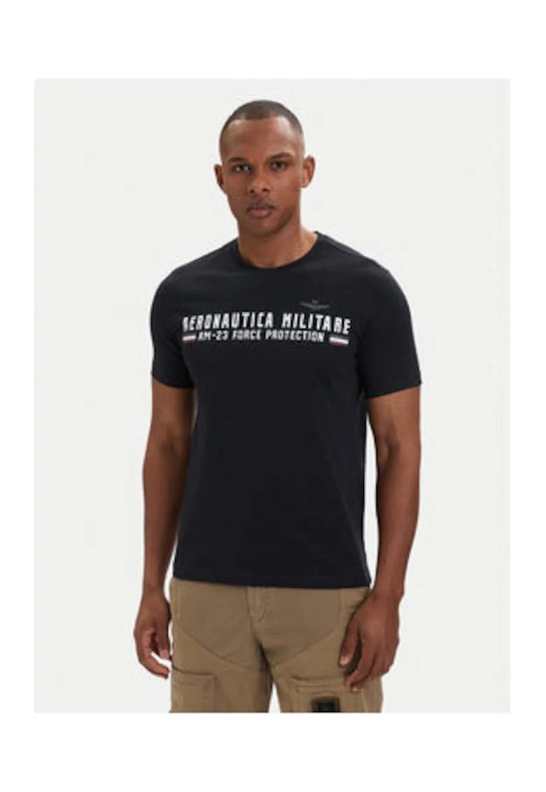 Tricou Barbati,  Bleumarin, bumbac, imprimeu grafic