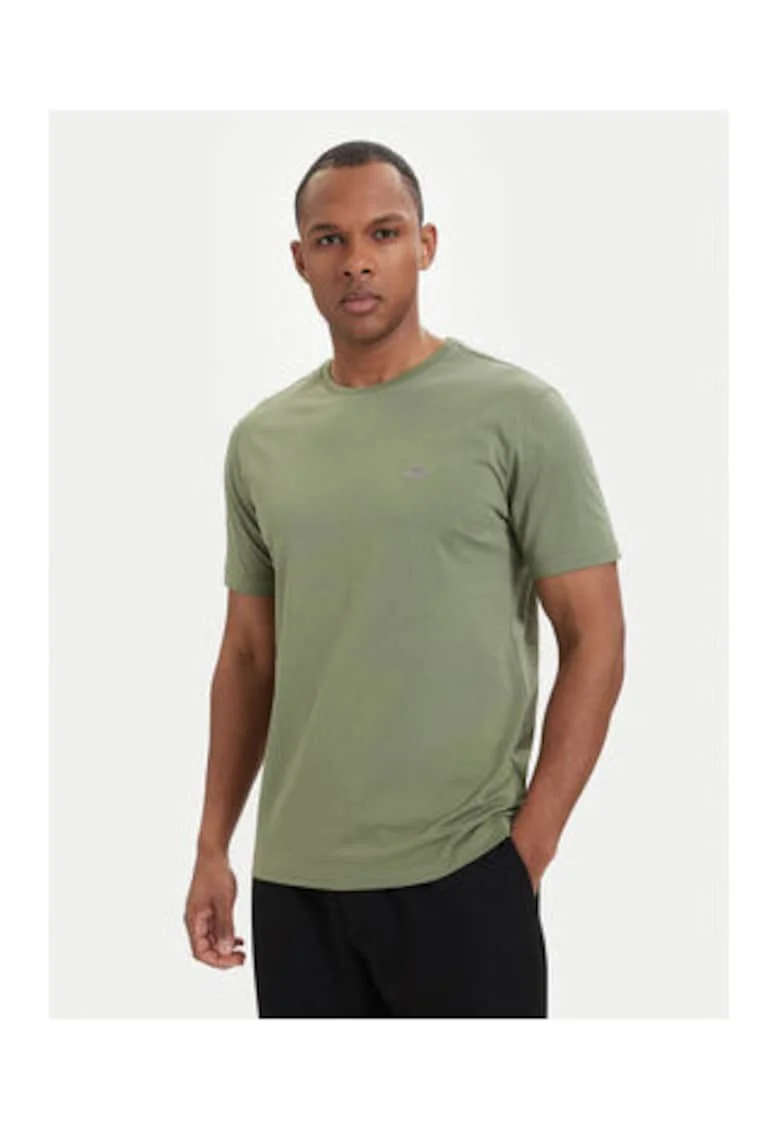 Tricou barbati  verde, bumbac, croiala regular fitdwqfwqd