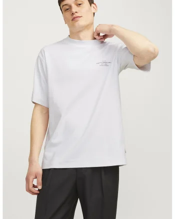 Tricou lejer cu detaliu text, Negru/Alb optic