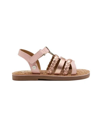 Sandale din piele, Roz