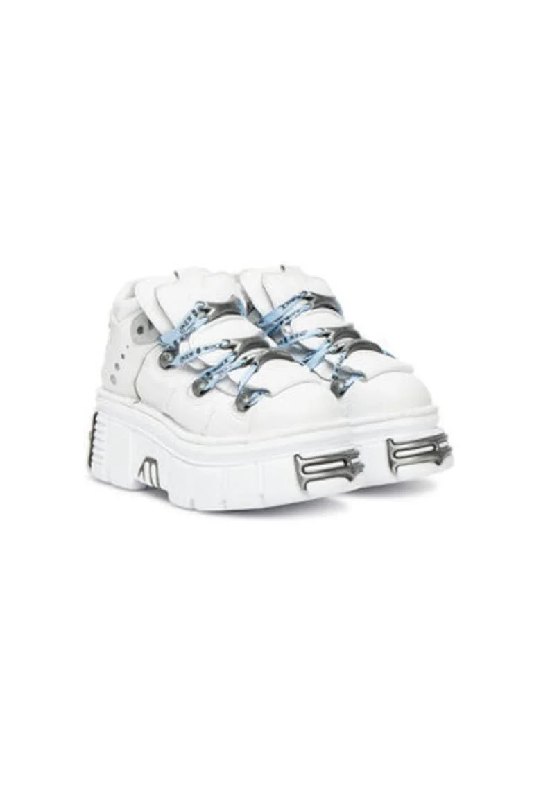 Pantofi sport dama, M-106-C187,  Piele naturala, Alb