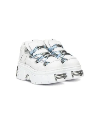 Pantofi sport dama, M-106-C187,  Piele naturala, Alb