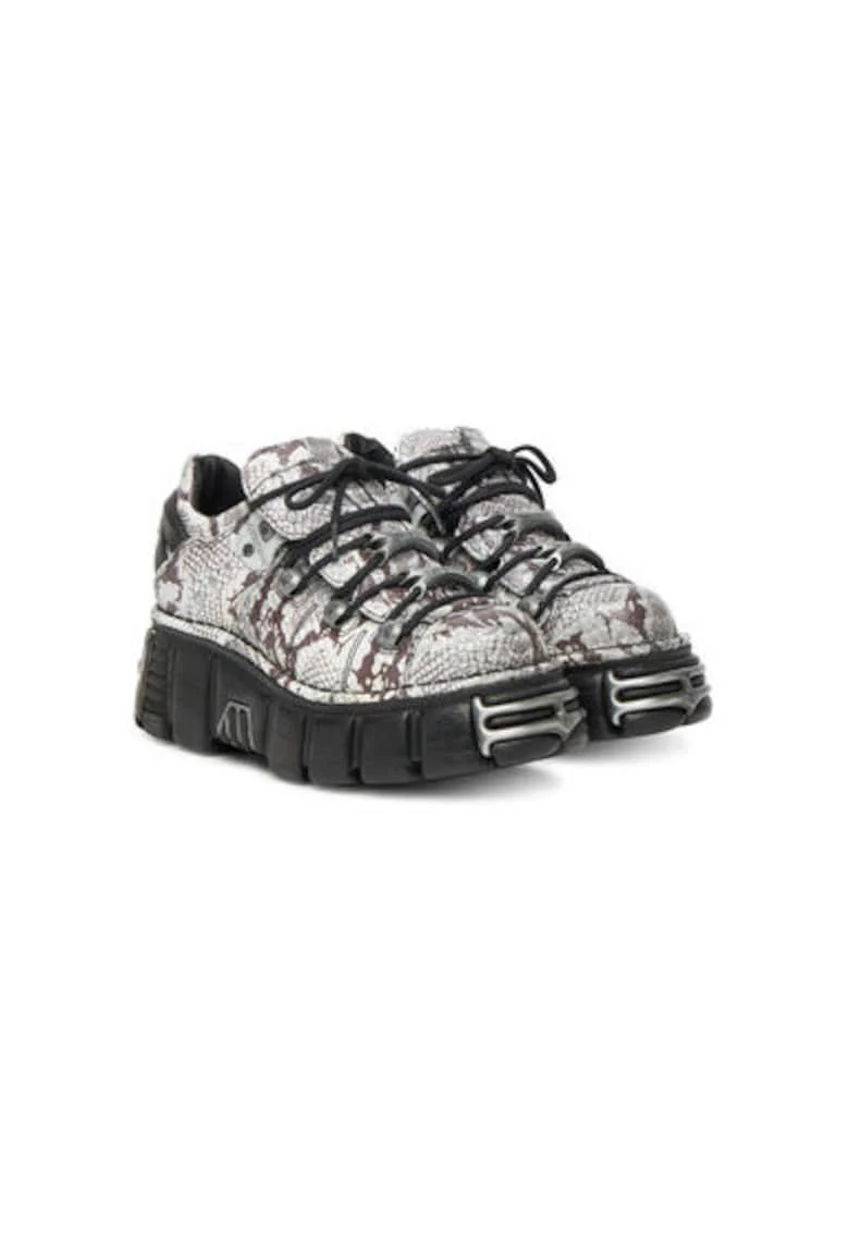 Pantofi sport dama, M-120N-C59,  Piele naturala, Multicolor
