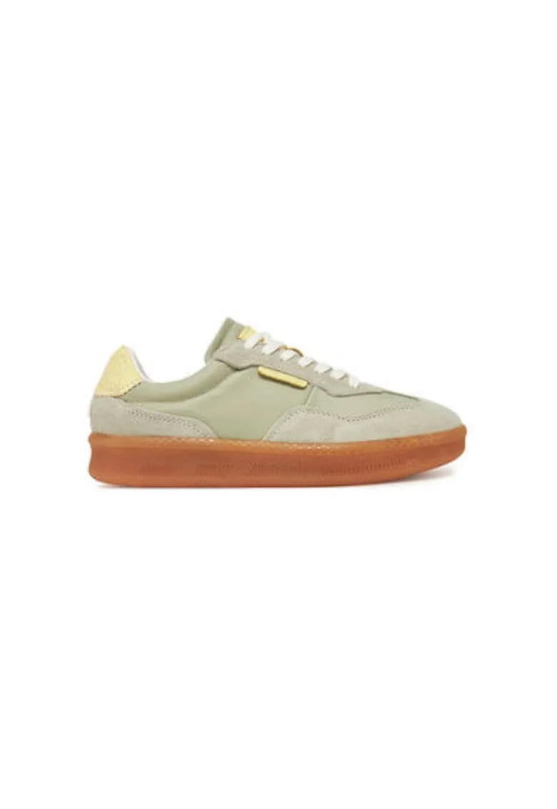 Pantofi sport dama, SM11003591,  Piele ecologica, Verde