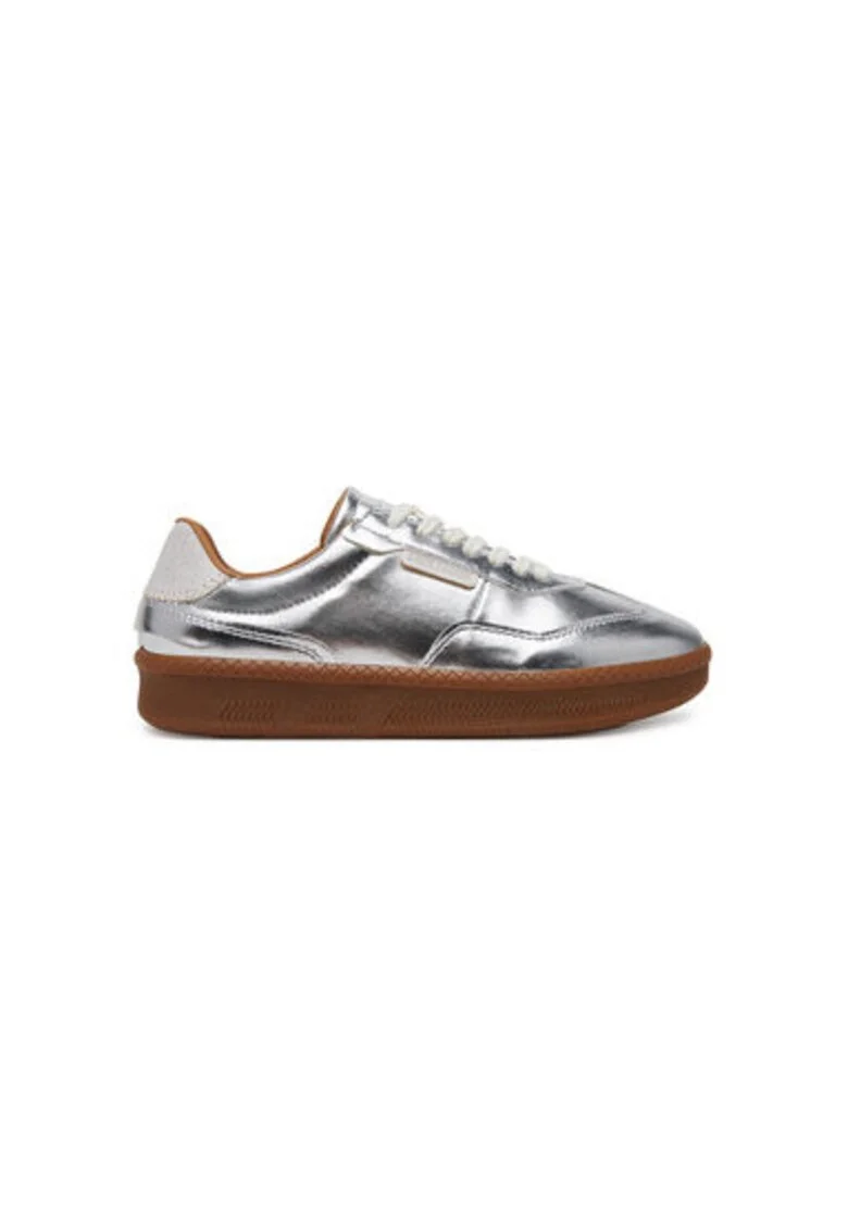 Pantofi sport dama, SM11003591,  Piele ecologica, 41 EU, Argintiu