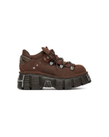 Pantofi sport unisex  M-120N-C56, Piele naturala, Maro