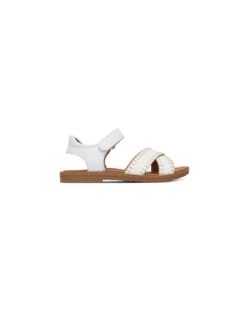 Sandale fete, 7889522,  Piele naturala, 32 EU, Alb
