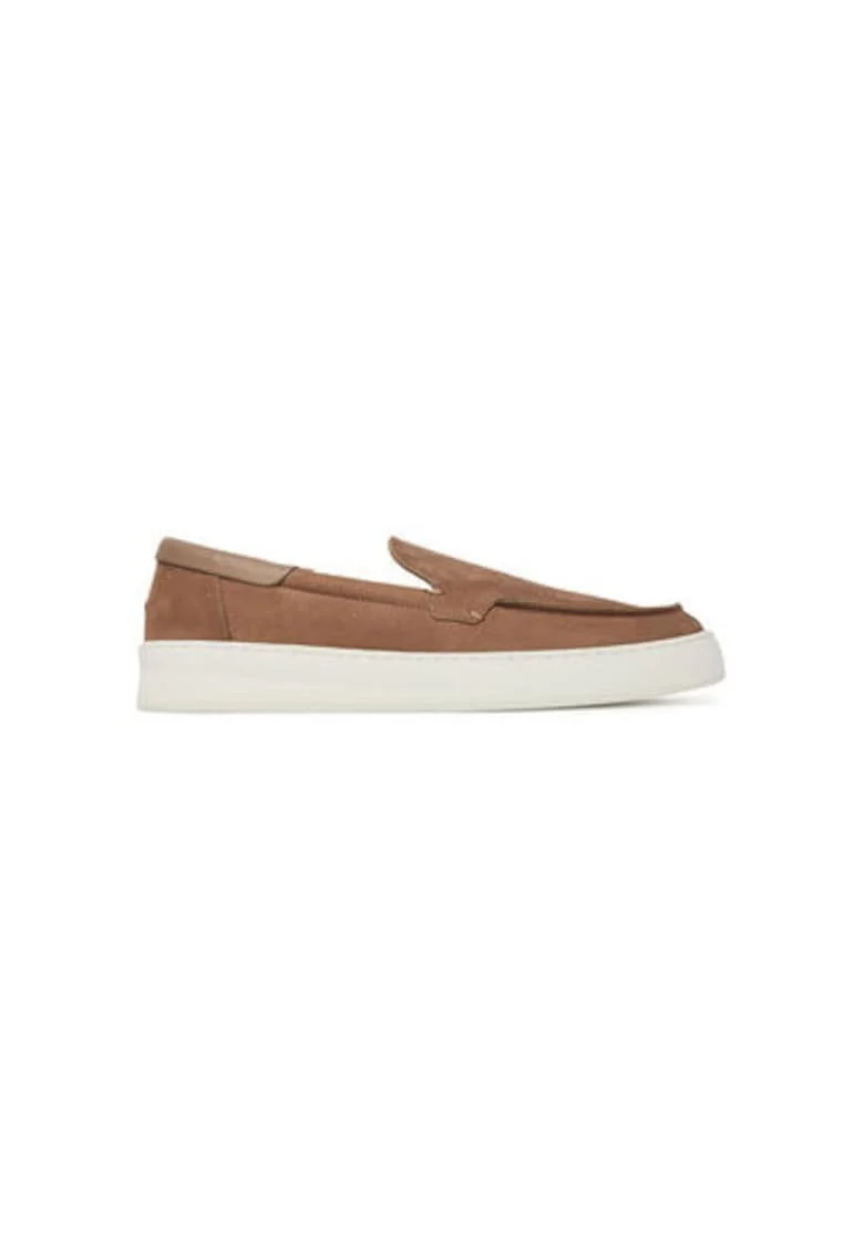 Pantofi barbati  79128261108, Piele naturala, Bej
