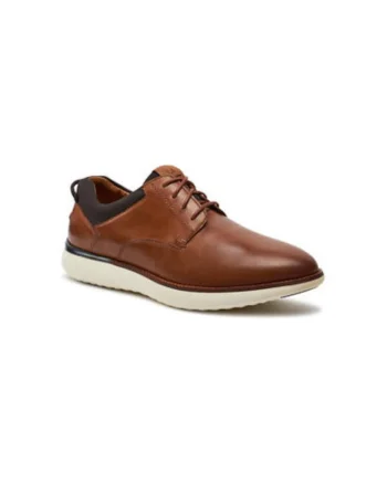 Pantofi barbati  24803, Piele naturala, Maro