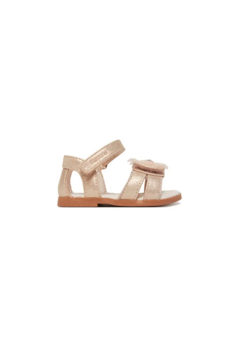 Sandale fete, 41630,  Piele ecologica, Roz, Roz
