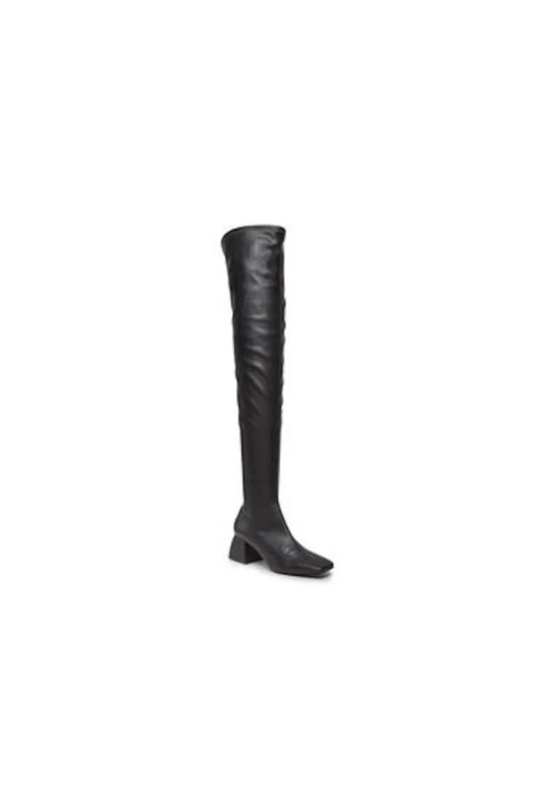 Cizme dama  SA26196C0HTT0000, Piele ecologica, 39 EU, Negru