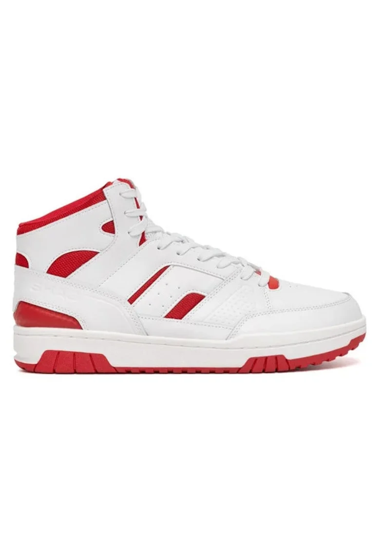 Pantofi sport barbati  5905588802334, Piele naturala, Alb, Alb
