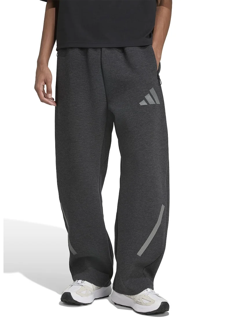 Pantaloni de trening cu buzunare laterale Z.N.E., Gri inchis