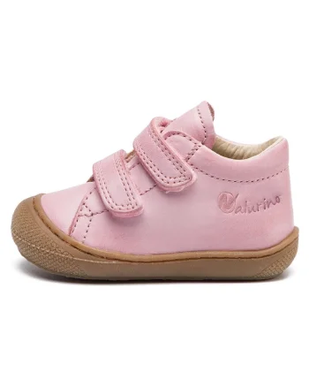 Cizme fete  NATURINO COCOON VL, Piele naturala, Roz
