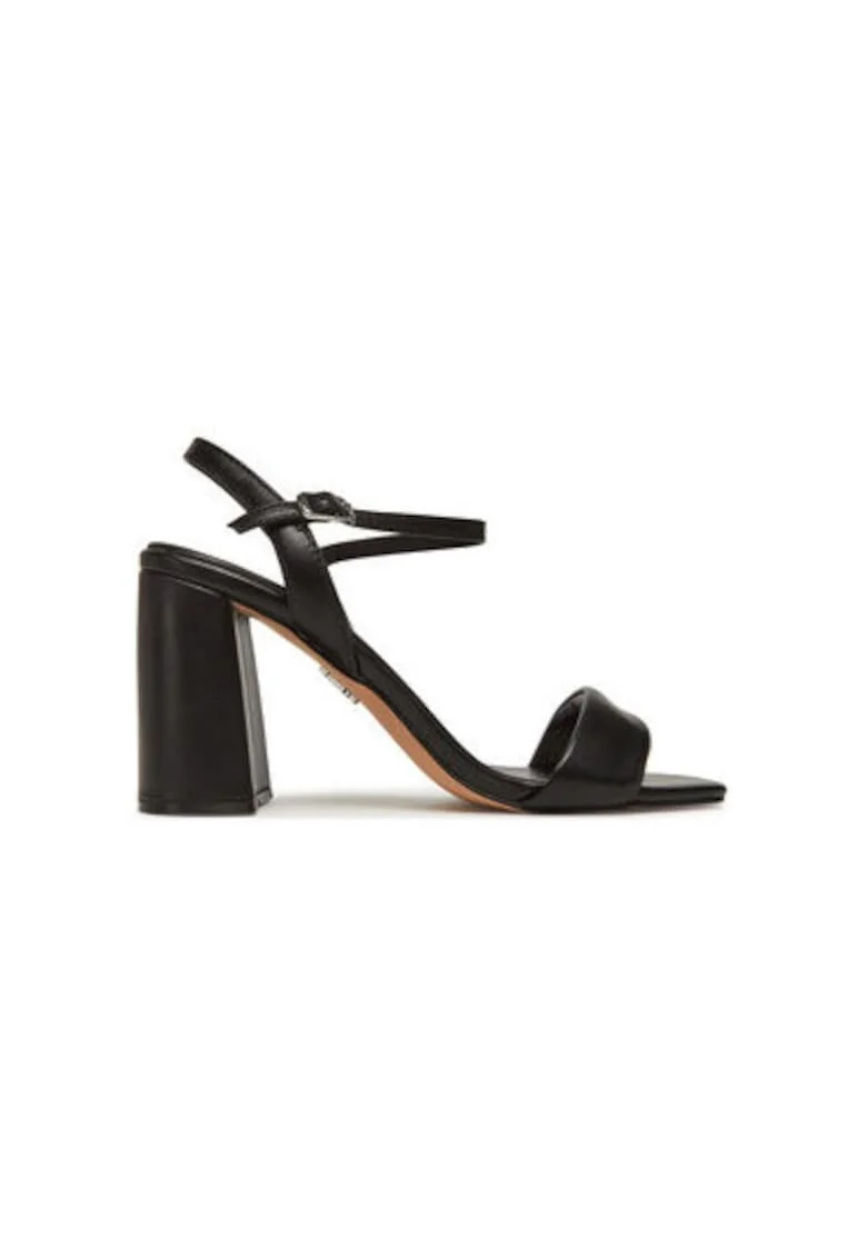 Sandale dama, SM11003691,  Piele naturala, Negru