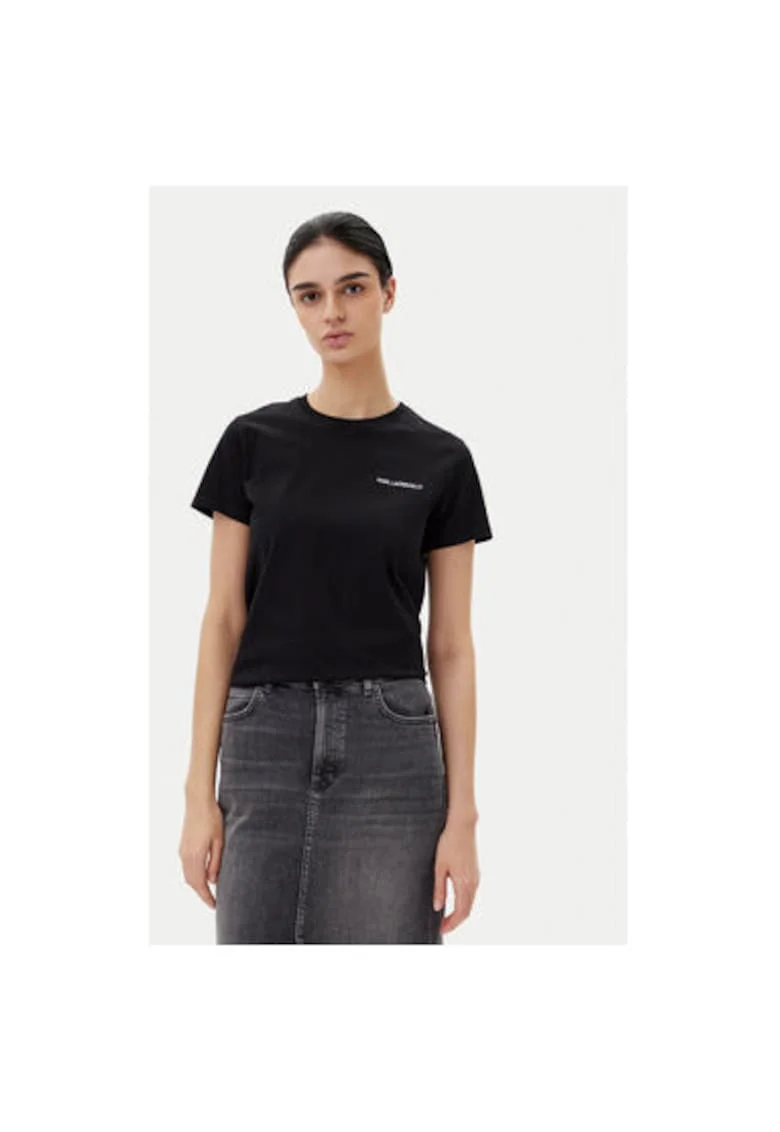 Tricou dama  Bumbac, Negru, Negru