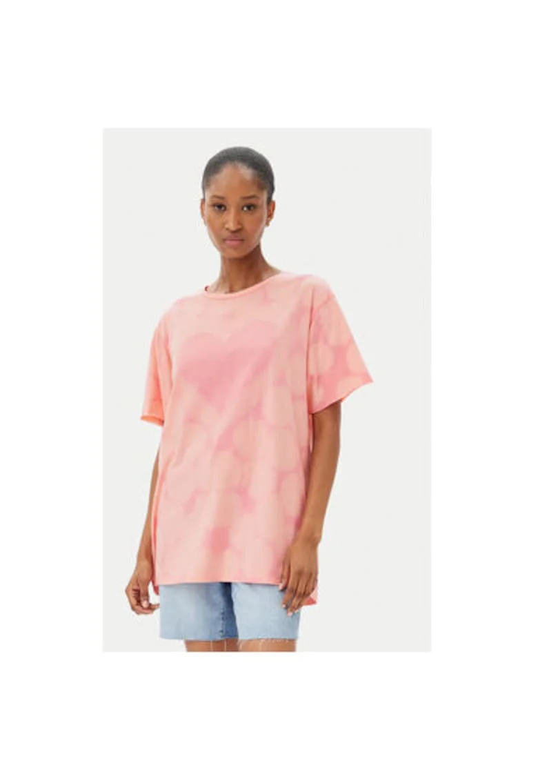 Tricou dama  model 26918, material Bumbac, culoare Roz, Roz