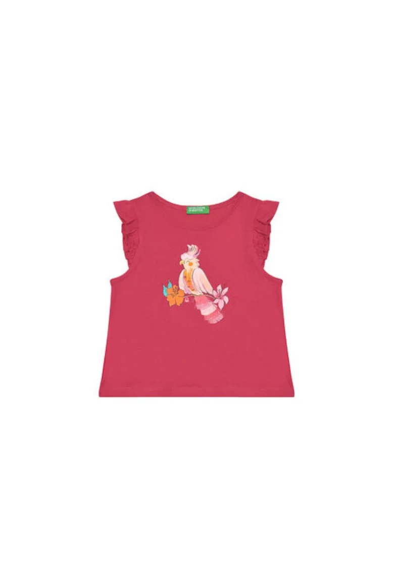 Tricou pentru fete  3I1XG10JK, Bumbac, Roz, Roz