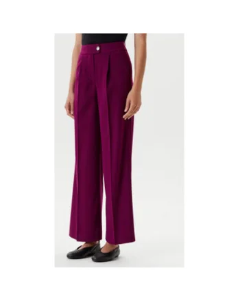 Pantaloni dama  47UPDF07R, Poliester/Viscoza, Mov, Mov