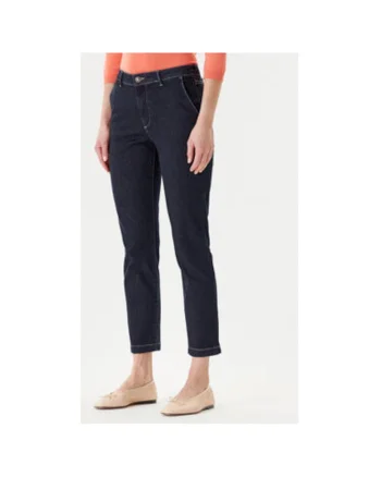 Pantaloni dama  4NF1DF02U, Bumbac, Bleumarin, Bleumarin