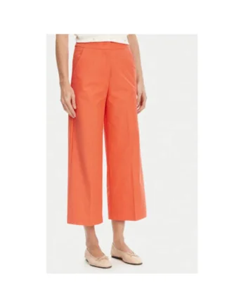 Pantaloni dama  42A8DF08R, Poliester/Bumbac, Portocaliu, Portocaliu