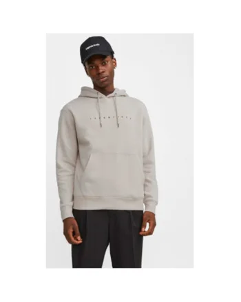 Bluza barbati Jack Jones, 12233972, Bumbac/Poliester, 3XL INTL, Bej