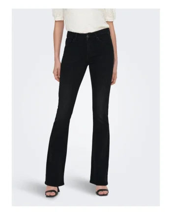 Blugi dama,  302625017, Bumbac, M-L34 INTL, Negru