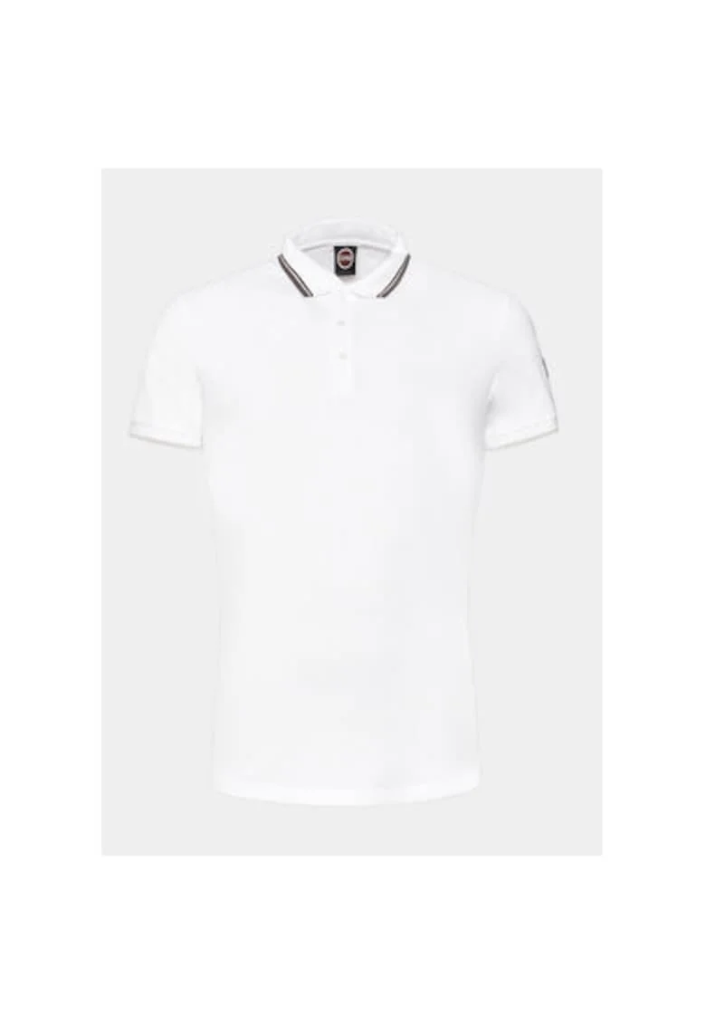 Tricou polo barbati  7659N 4SH, Bumbac, 2XL INTL, Alb